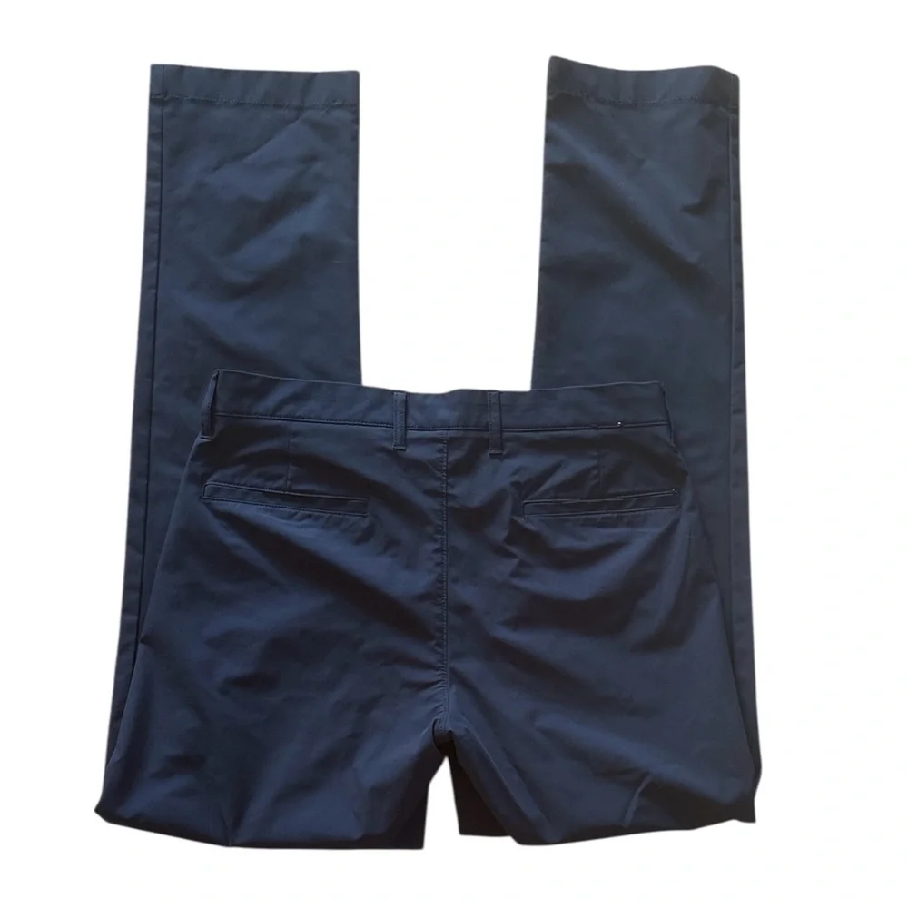 J Crew Flex Chino Pants Men’s 29x32 Navy Blue Straight Style Like New Condition